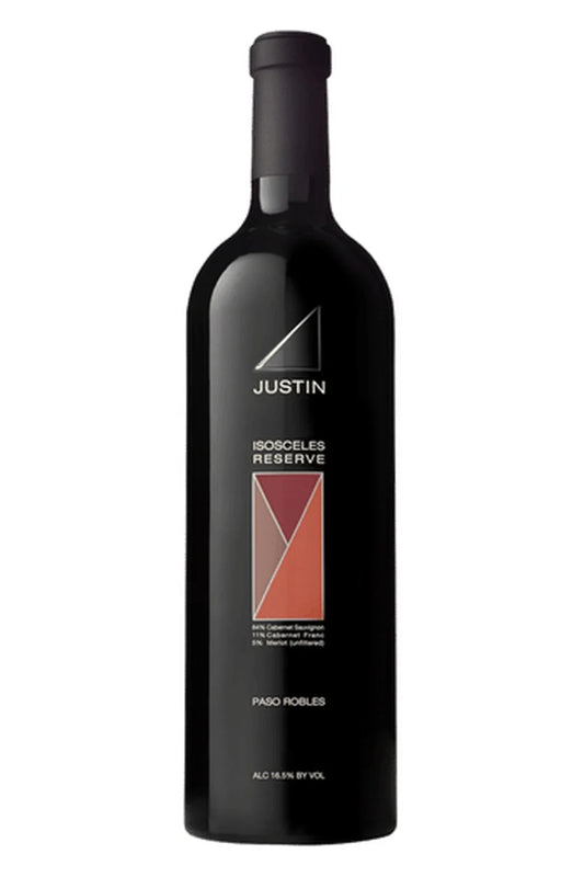 Justin Winery Isosceles Reserve Paso Robles 2018