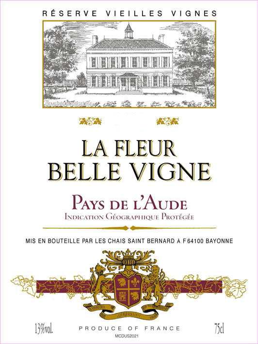 La Fleur Belle Vigne Vin de Pays de l'Aude 2020 12x750ml 2020 (Case only)
