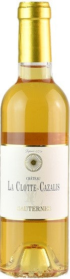 La Clotte-Cazalis Sauternes 2013 375ml 2013