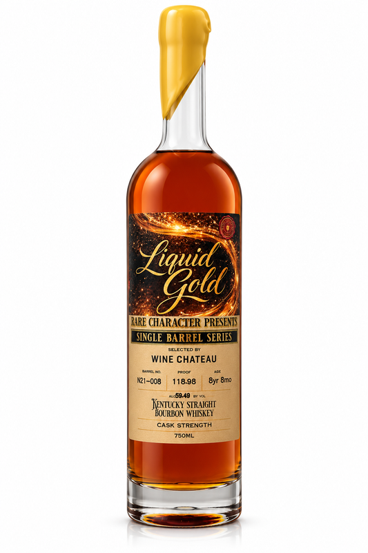 Rare Character Liquid Gold Cask Strength Single Barrel Series (Wine Chateau Barrel) 750 ML