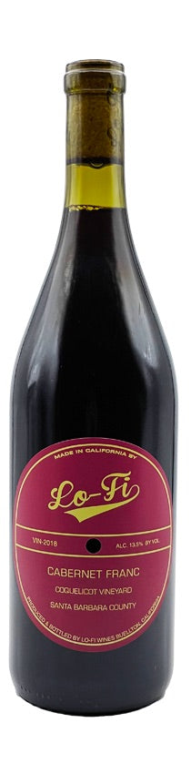 Lo-Fi Wines Cabernet Franc Coquelicot SB 2018 12x750ml 2018 (Case only)