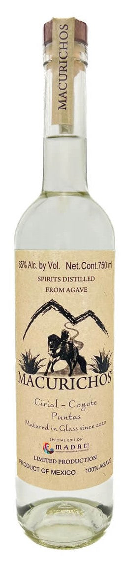 Destilado de Agave, Puntas Ensamble, Bicuishe/Coyote/Mexicano, Macurichos