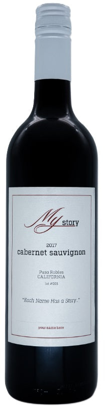 MY STORY CABERNET SAUVIGNON PASO ROBLES 2017, 750ML/12
