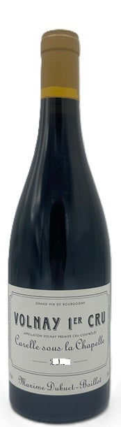 Maxime Dubuet-Boillot Carelle sous la Chapelle Volnay 1er Rouge 2020