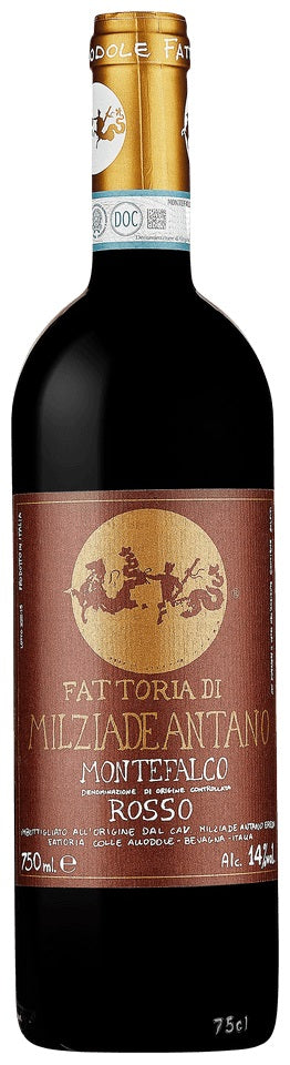 Milziade Antano Montefalco Rosso Riserva DOC 2018 6x750ml 2018 (Case only)