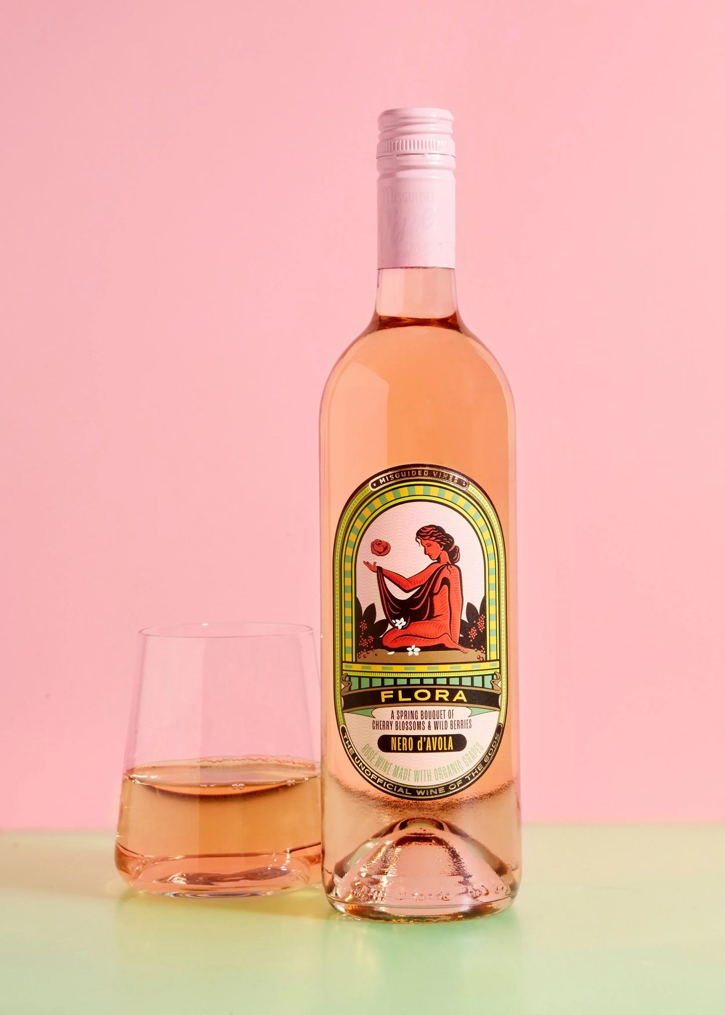 Misguided Vines Flora Rose Wine