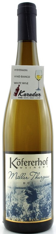 Muller-Thurgau Valle Isarco, Kofererhof 2021