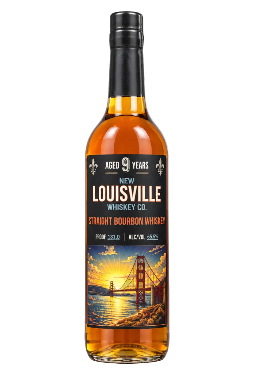 New Louisville Barrel House Straight Bourbon Whiskey 9 Year NORCAL 131 proof