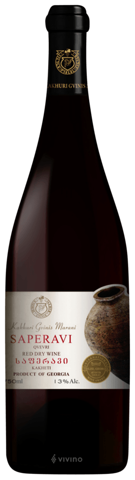 Kakhuri Gvinis Marani Kakheti Red Saperavi Qvevri 2018