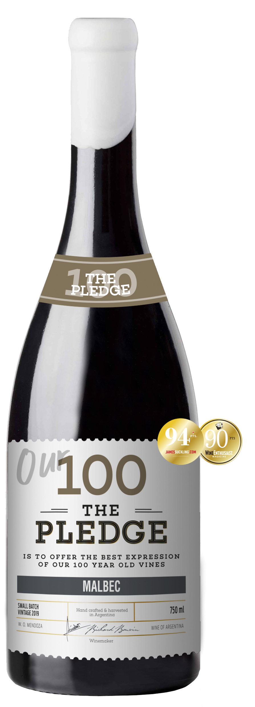 100 The Pledge Malbec 2019 (Case Only)