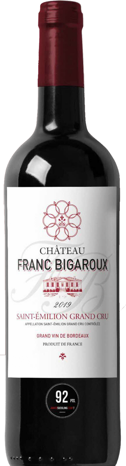 Chateau Franc Bigaroux Saint Emilion Grand Cru 2019 (Case Only)