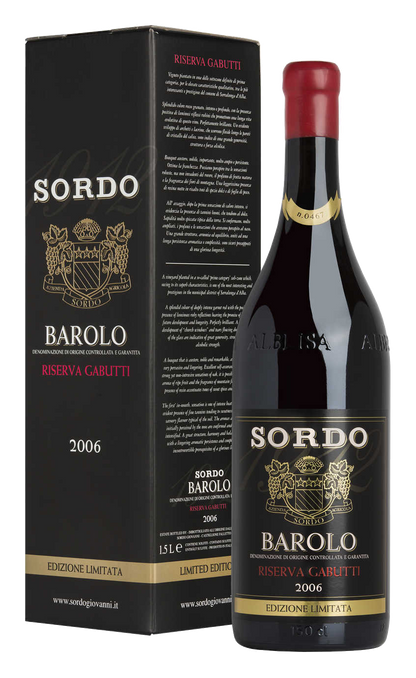 Sordo Barolo Gabutti Limited Ed 2006 (Case Only)