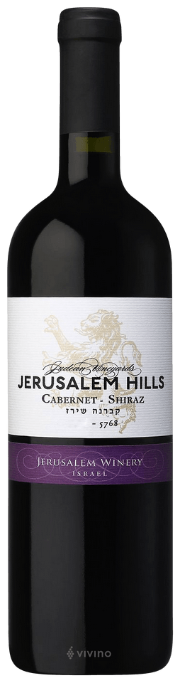 Jerusalem Winery Jerusalem Hills  Cab/Shiraz