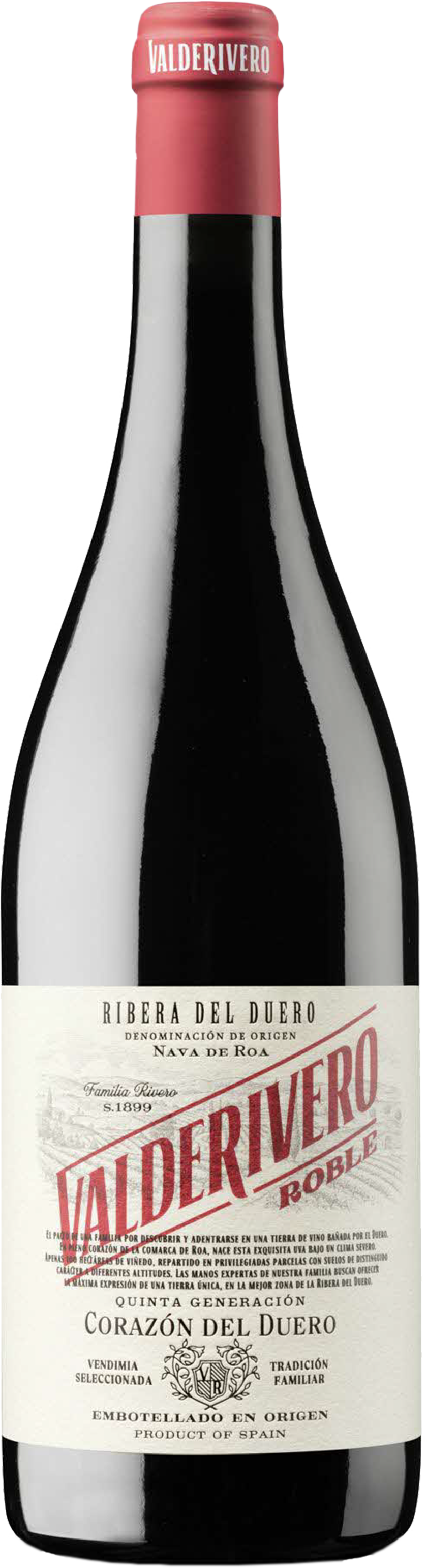 Valderivera Ribera Del Duero Roble 2020 (Case Only)
