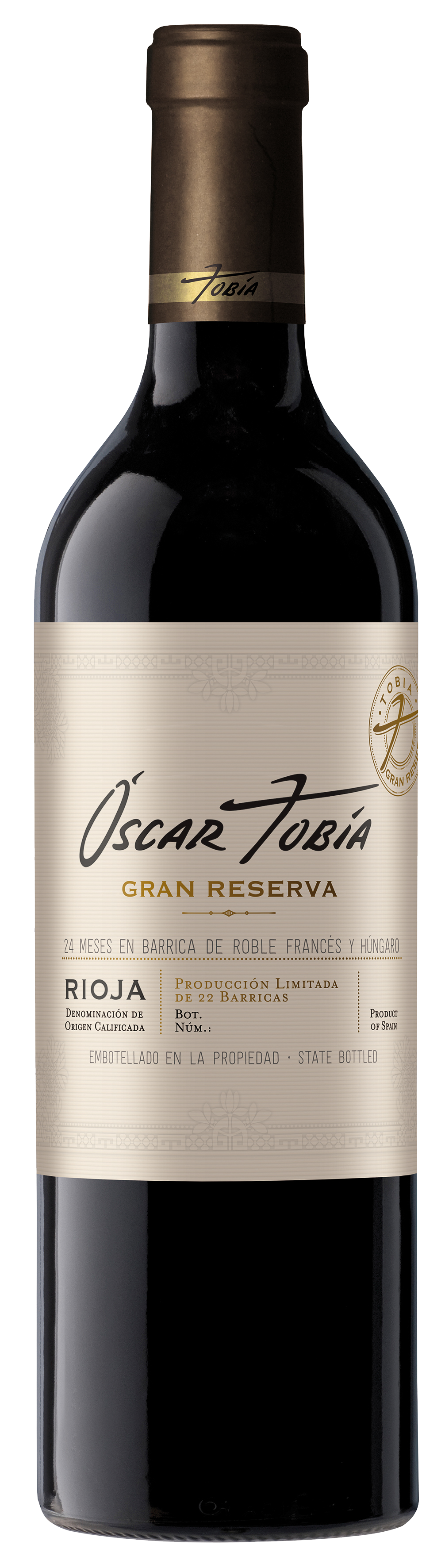 Tobia Oscar Tobia Gran Reserva Rioja 2014 (Case Only)
