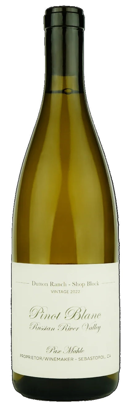 Pinot Blanc 'Dutton Ranch - Shop Blk', Pax 2022