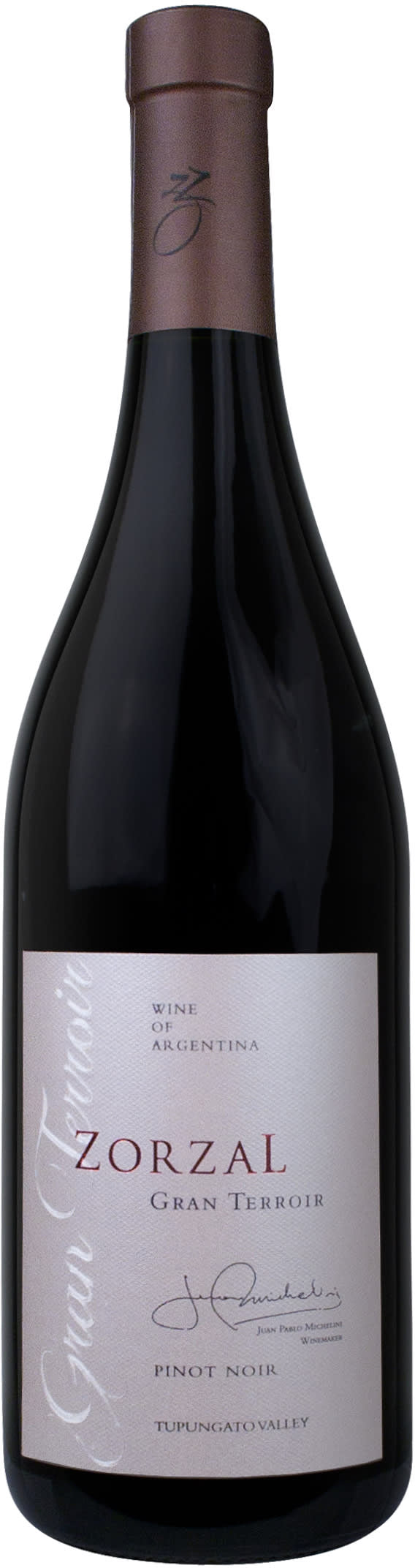Pinot Noir, 'Gran Terroir', Zorzal 2020
