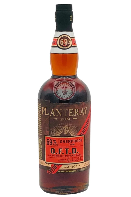 Planteray Rum O.F.T.D Overproof Rum - 1L