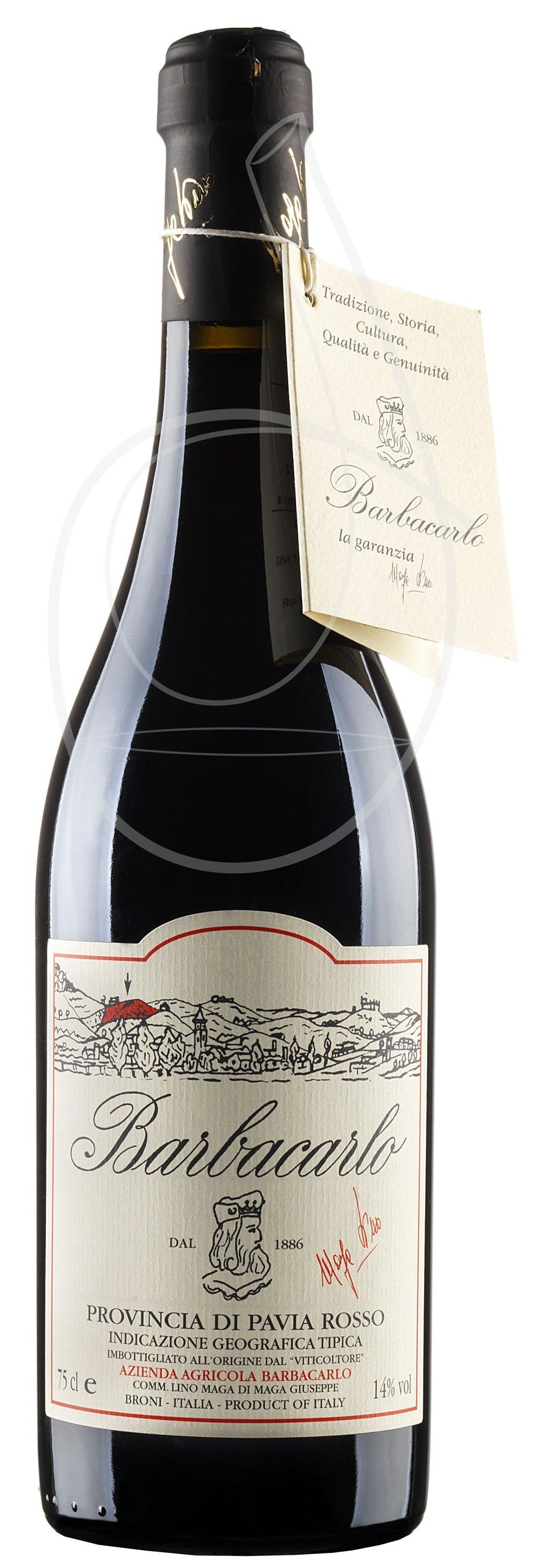 Provincia di Pavia Rosso Barbacarlo (Case only)