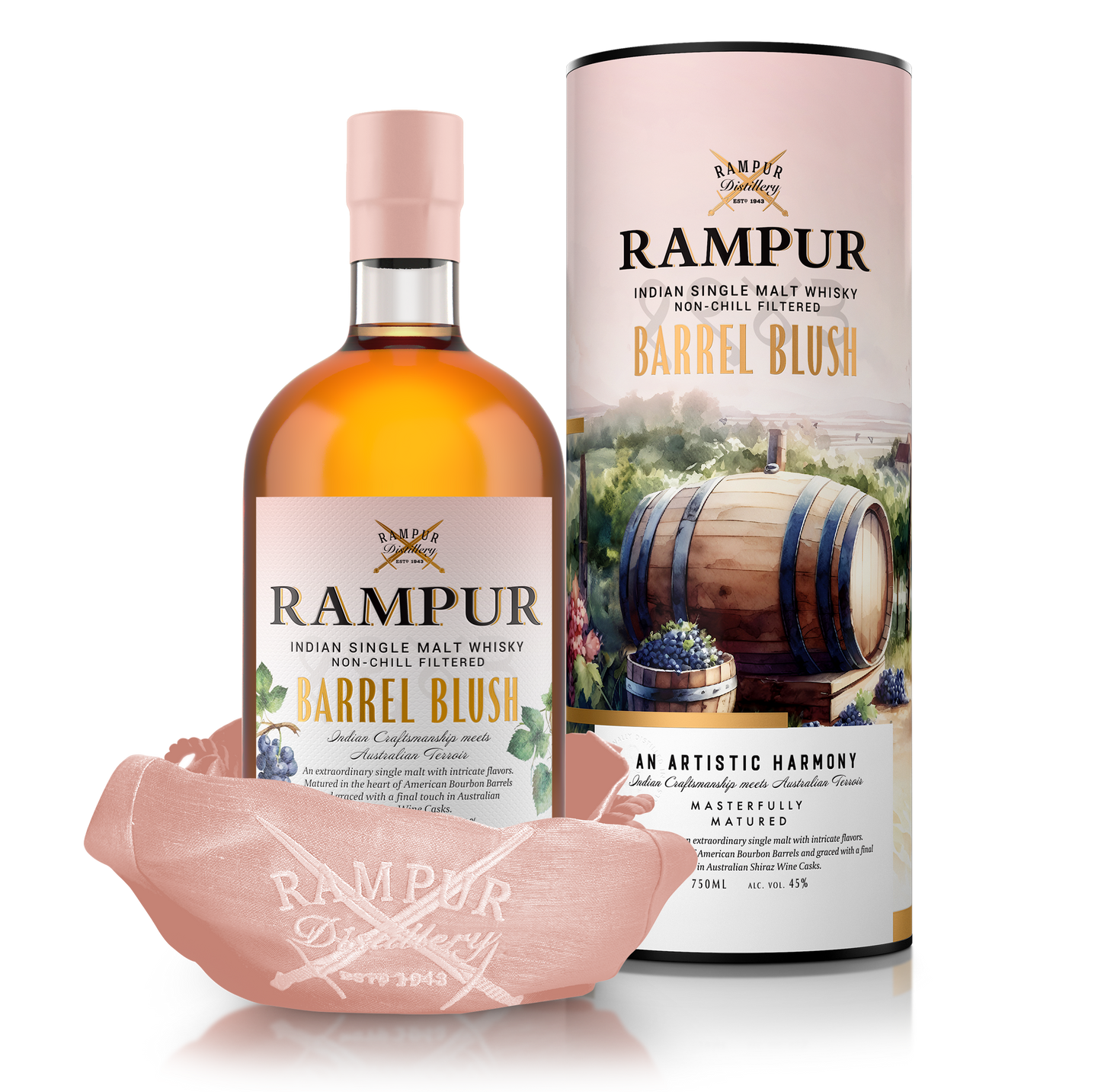 Rampur Barrel Blush Aged in Australian Wine Casks