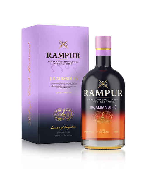 Rampur Cask Strength Jugalbandi #5 Single Malt Indian Whiskey