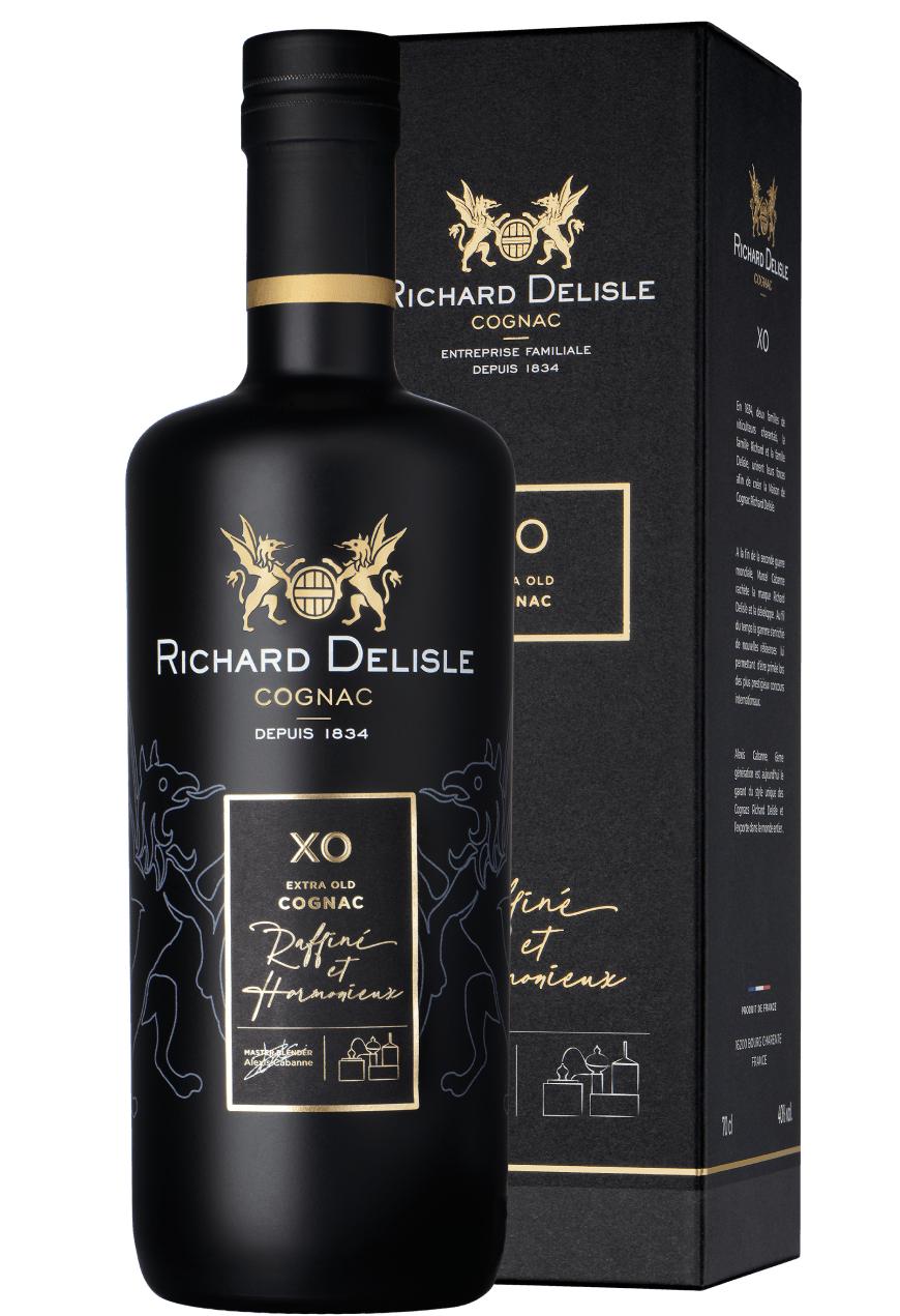 Richard Delisle Cognac XO Extra Old Black Cognac