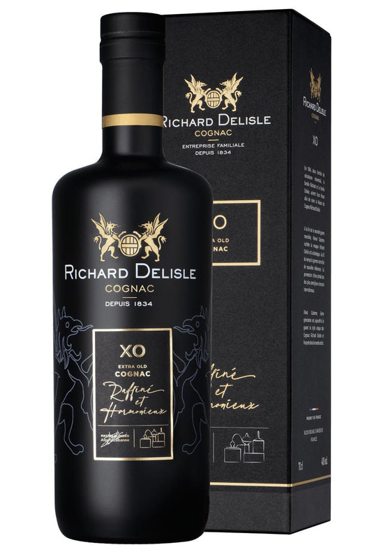 Richard Delisle Cognac XO Extra Old Black Cognac