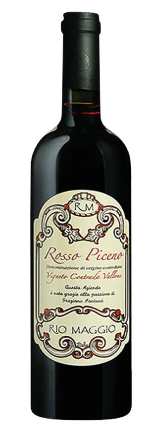 Rio Maggio Rosso Piceno "Vigneto Contrada Vallone" 2017 12x7 2017 (Case only)