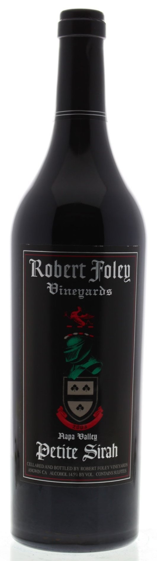 Robert Foley Vineyards Petite Sirah 2003