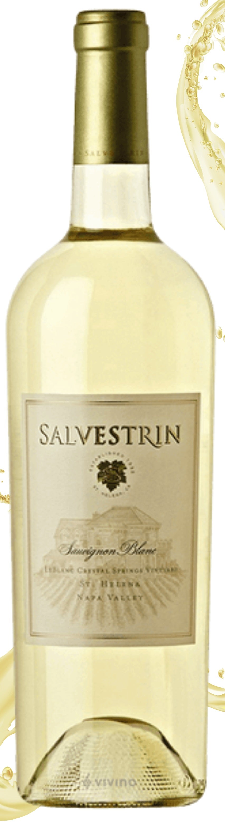Salvestrin Winery LeBlanc Crystal Springs Vyd St Helena Sauvignon Blanc 2022