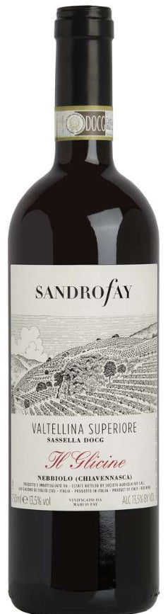 Sandro Fay Valtellina Superiore Sassella "il Glicine" DOCG 2 2018 (Case only)