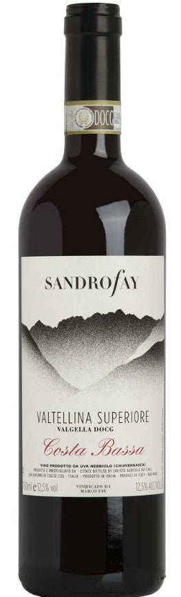 Sandro Fay Valtellina Superiore Valgella "Costa Bassa" DOCG 2018 (Case only)
