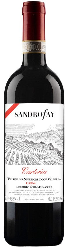 Sandro Fay Valtellina Valgella Riserva "Carteria" DOCG 2016 2016 (Case only)