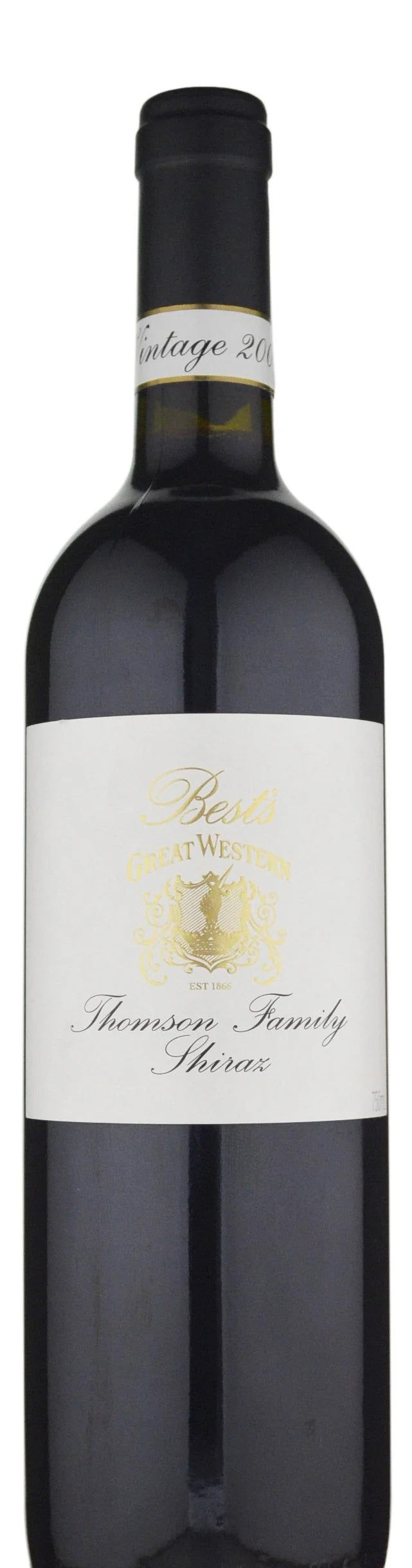 Shiraz, 'Thomson Family', Best's Great Western 2004