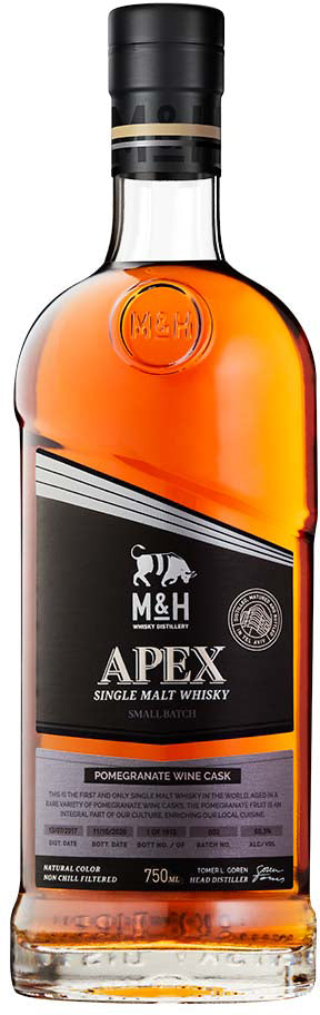 Single Malt Whisky, 'Apex - Pomegranate Wine Cask', Milk & Honey Distillery