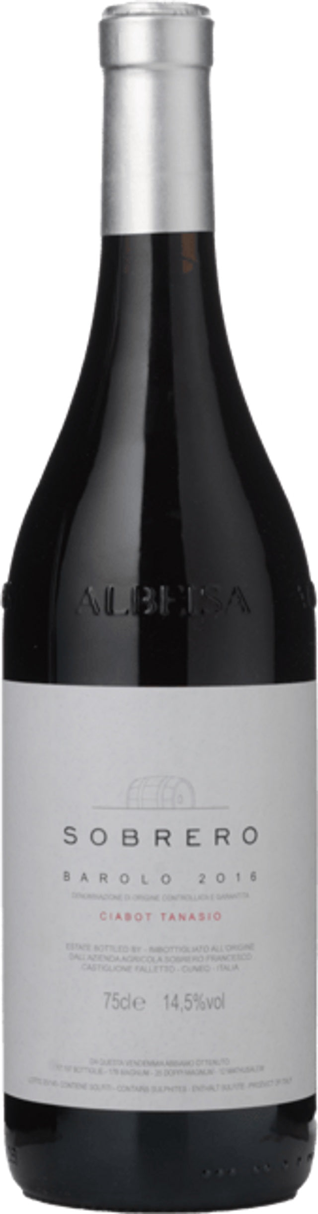Sobrero Barolo "Ciabot Tanasio" DOCG 2017 12x750ml 2017 (Case only)