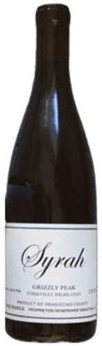 Syrah 'Grizzly Peak Vyd', Pax 2020
