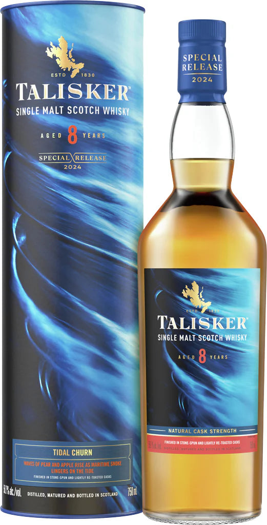 Talisker 8 Year Old Tidal Churn Special Release Single Malt Scotch Whisky 2024