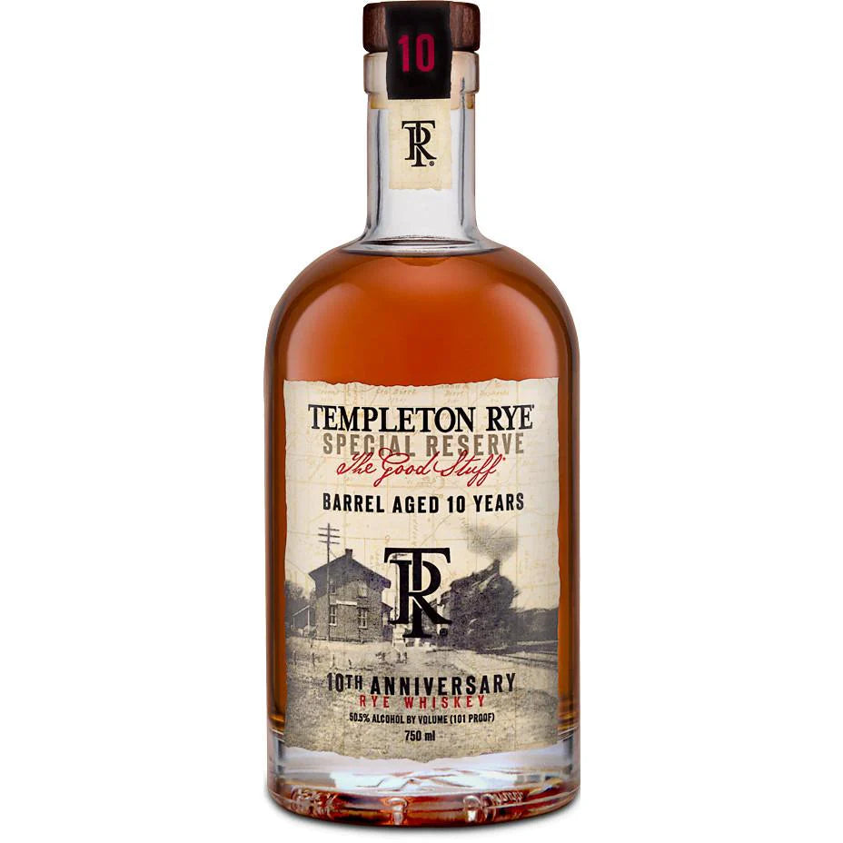 Templeton 10 Years Old 10th Anniversary The Good Stuff Special Reserve Rye Whisky