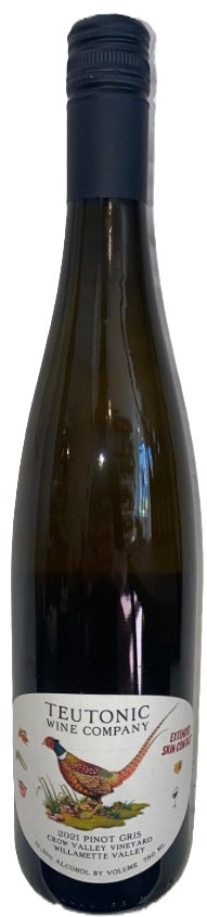 Teutonic Pinot Gris Borgo Pass Skin Contact Willamette 2021 2021 (Case only)