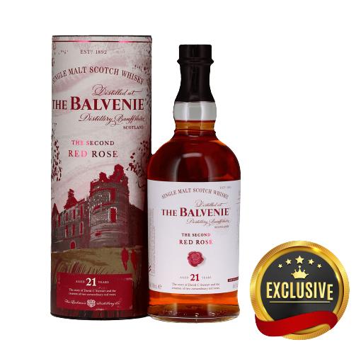 The Balvenie 21 Year Old The Second Red Rose