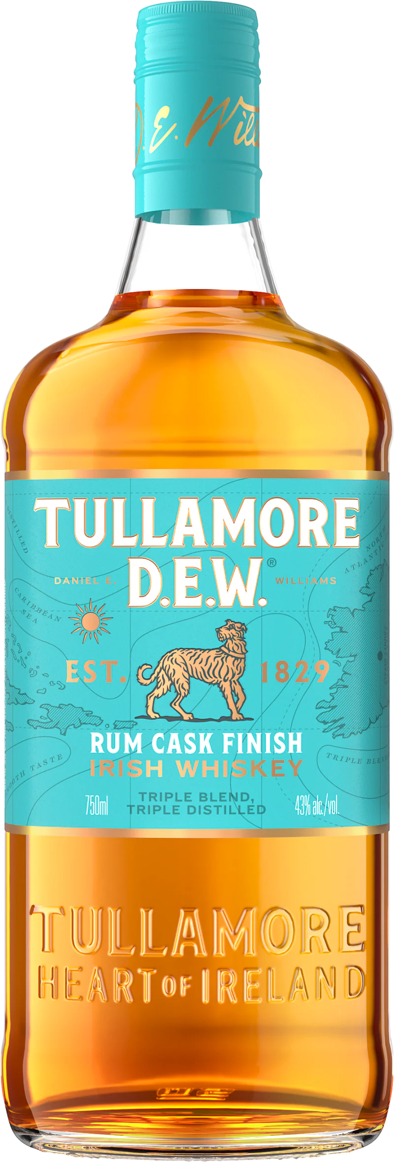 Tullamore Dew Irish Whiskey XO Caribbean Rum Cask Finish