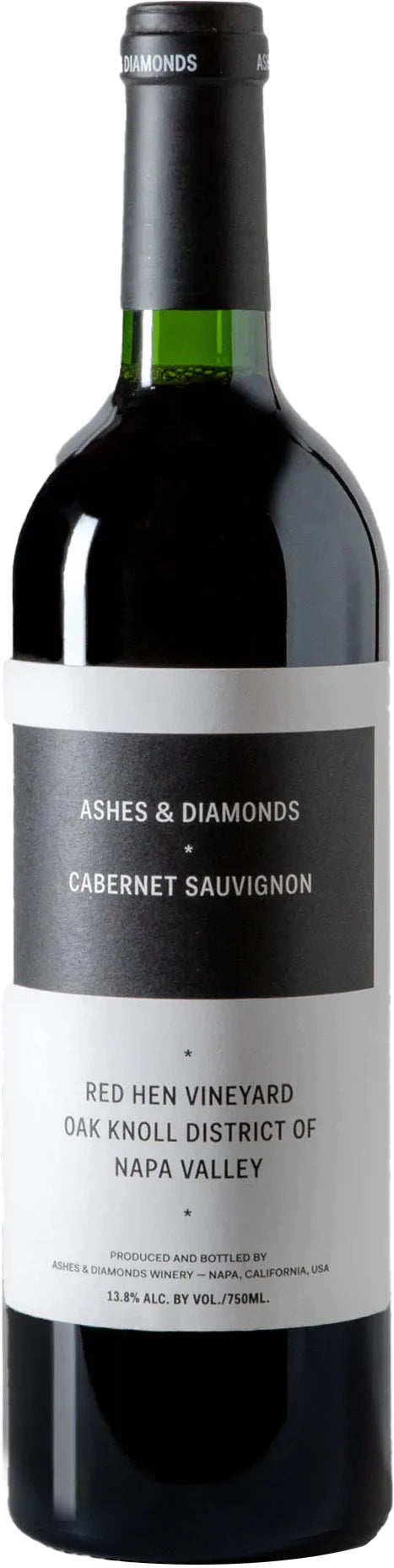 Cabernet Sauvignon 'Red Hen Vyd', Ashes & Diamonds 2018