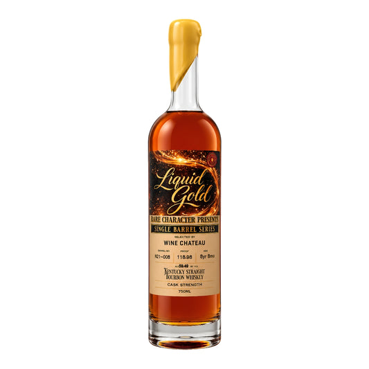 Rare Character Liquid Gold Cask Strength Single Barrel Series (Wine Chateau Barrel) 750 ML