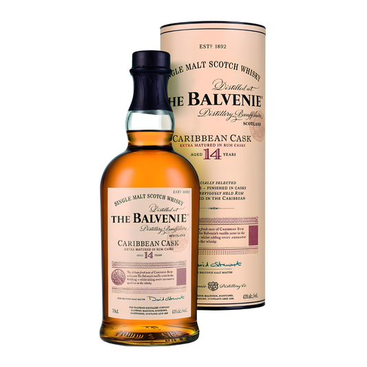 Balvenie 14 Year Caribbean Cask Scotch with Box