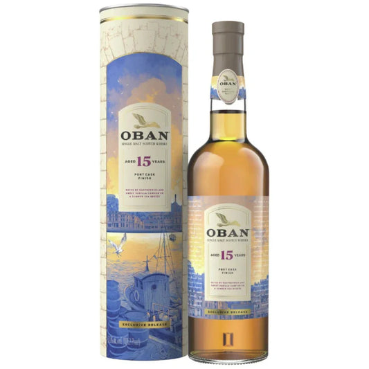 Oban Aged 15 Years Port Cask Finish Single Malt Scotch Whisky