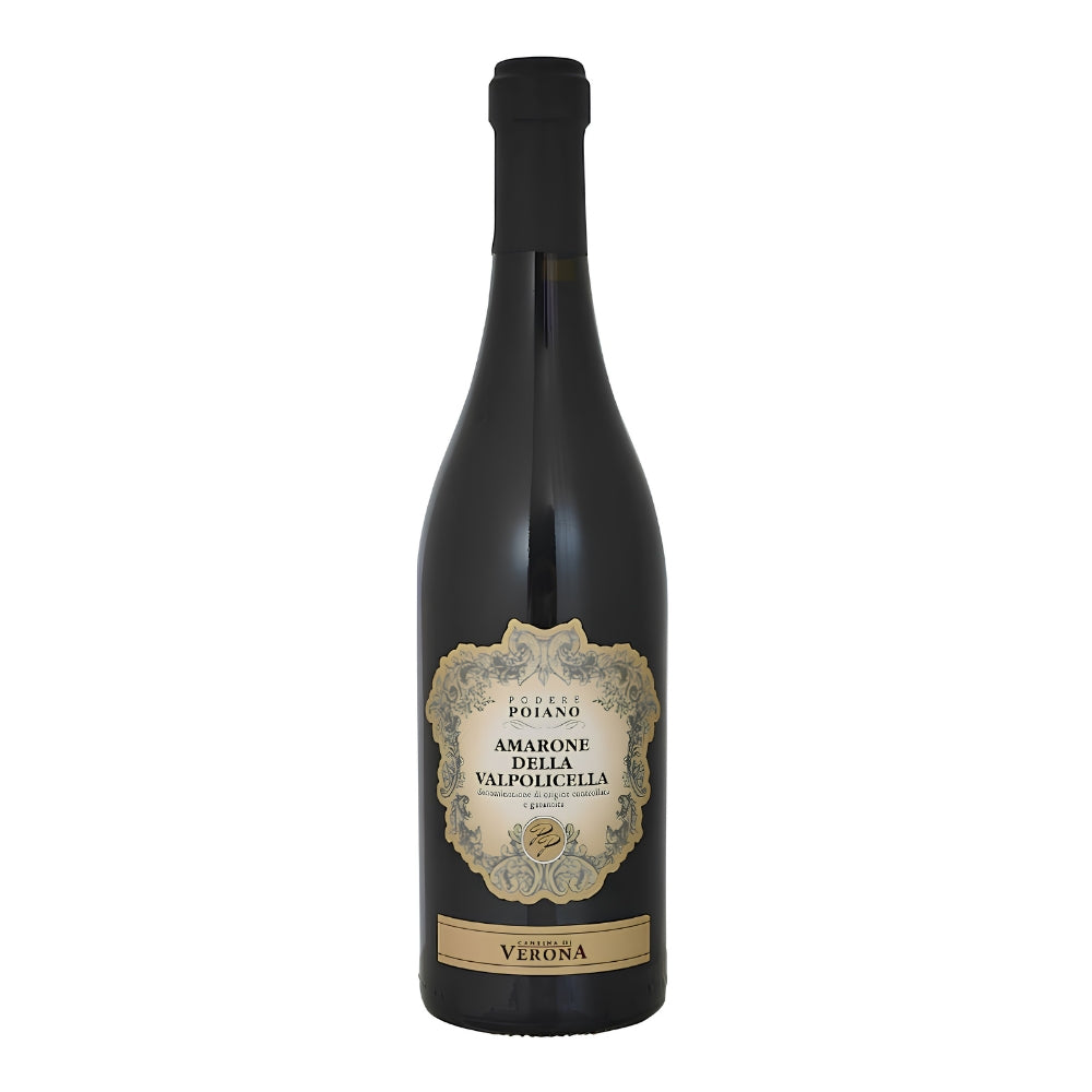 Podere Poiano Amarone Della Valpolicella red wine bottle