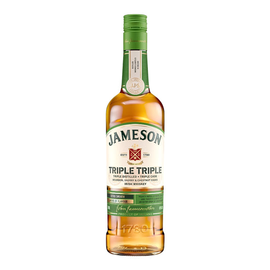 Jameson Triple Triple Bourbon, Sherry & Chestnut Casks Irish Whiskey 750 ML