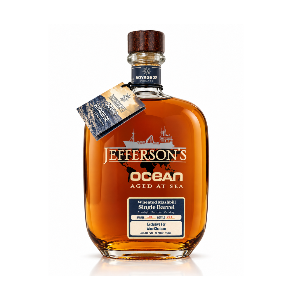 Jeffersons Ocean Wheated Single Barrel Bourbon-Wine Chateau Exclusiv