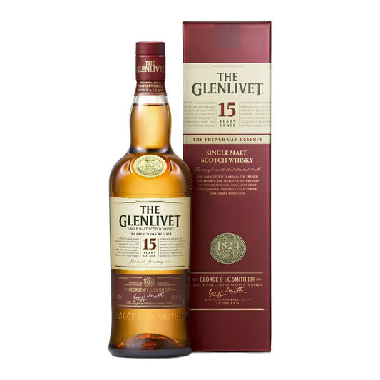 The Glenlivet Scotch Single Malt 15 Year French Oak Reserve 750 ML